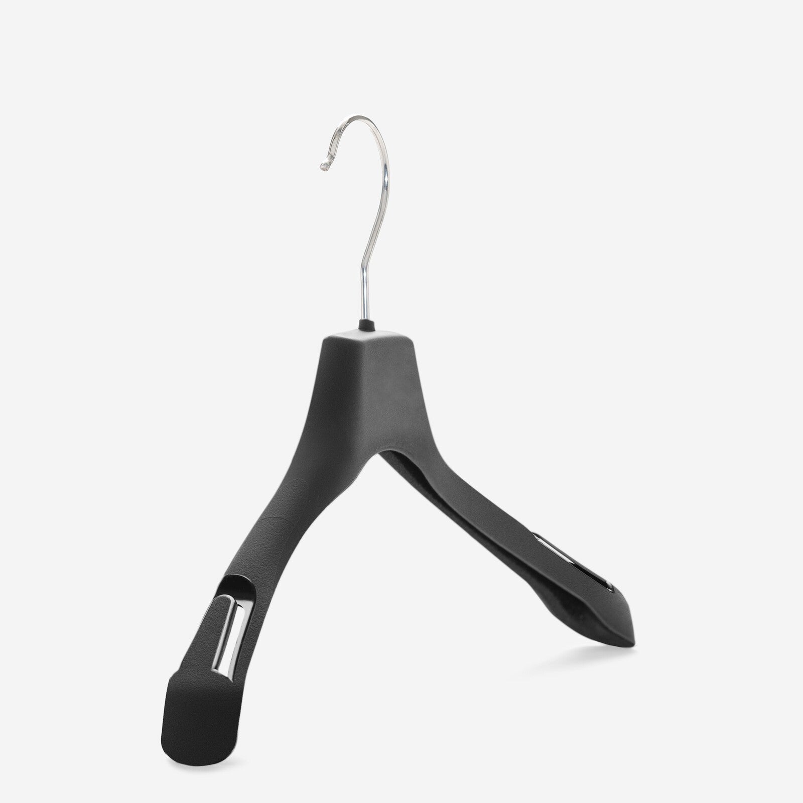 Gruccia personalizzabile – gruccia per abiti – gruccia in plastica riciclata nera – TOP3 - depla