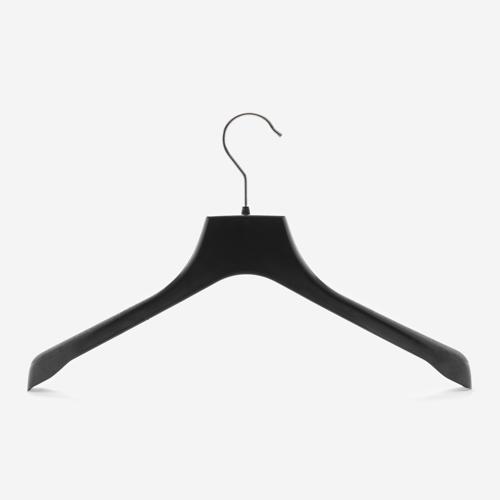 Gruccia personalizzabile – gruccia per abiti – gruccia in plastica riciclata nera – C3 - depla
