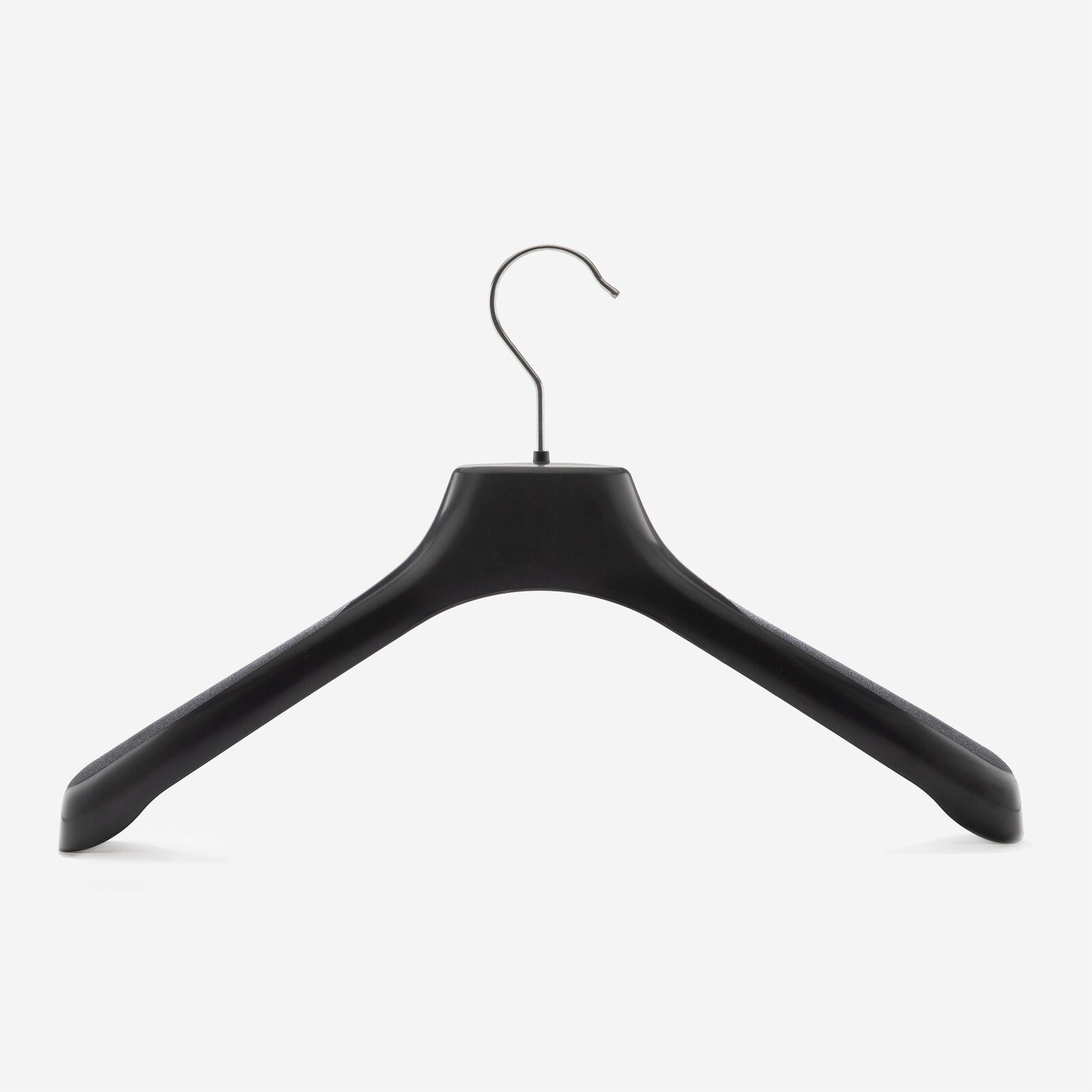 Gruccia anatomica personalizzabile  – gruccia per cappotti – gruccia in plastica riciclata rivestita in velluto – CA45 - depla
