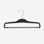 Gruccia personalizzabile – gruccia per pantaloni – gruccia in plastica riciclata nera – P3SP - depla