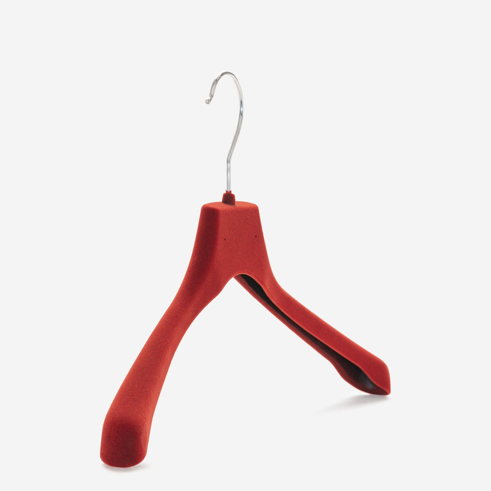 Gruccia personalizzabile – gruccia per abiti – gruccia in plastica riciclata rivestita in velluto – C3 - depla