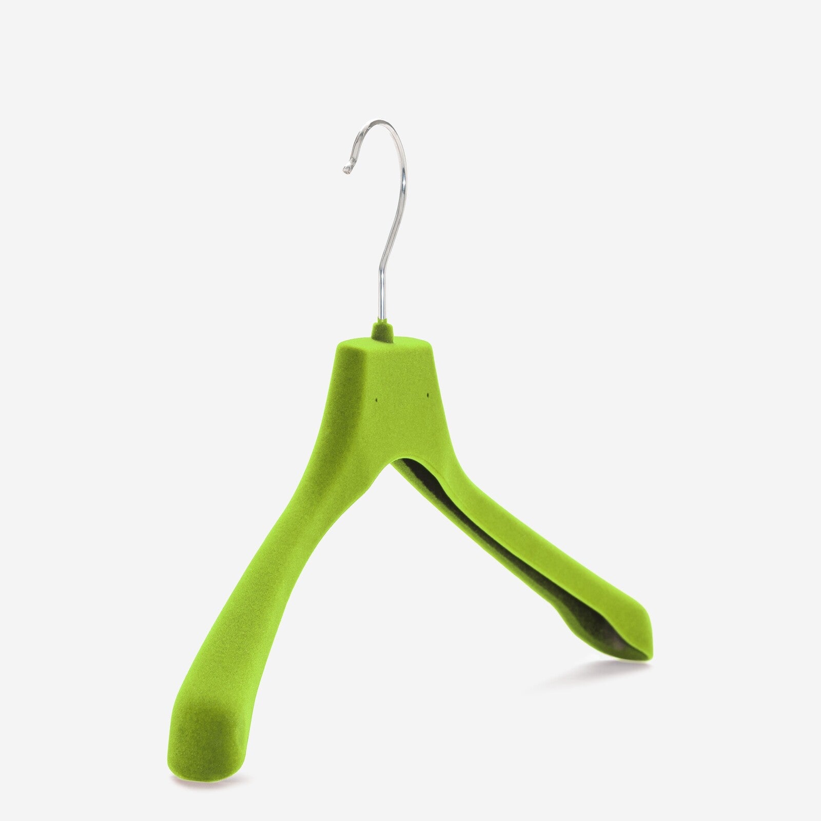 Gruccia personalizzabile – gruccia per abiti – gruccia in plastica riciclata rivestita in velluto – C3 - depla