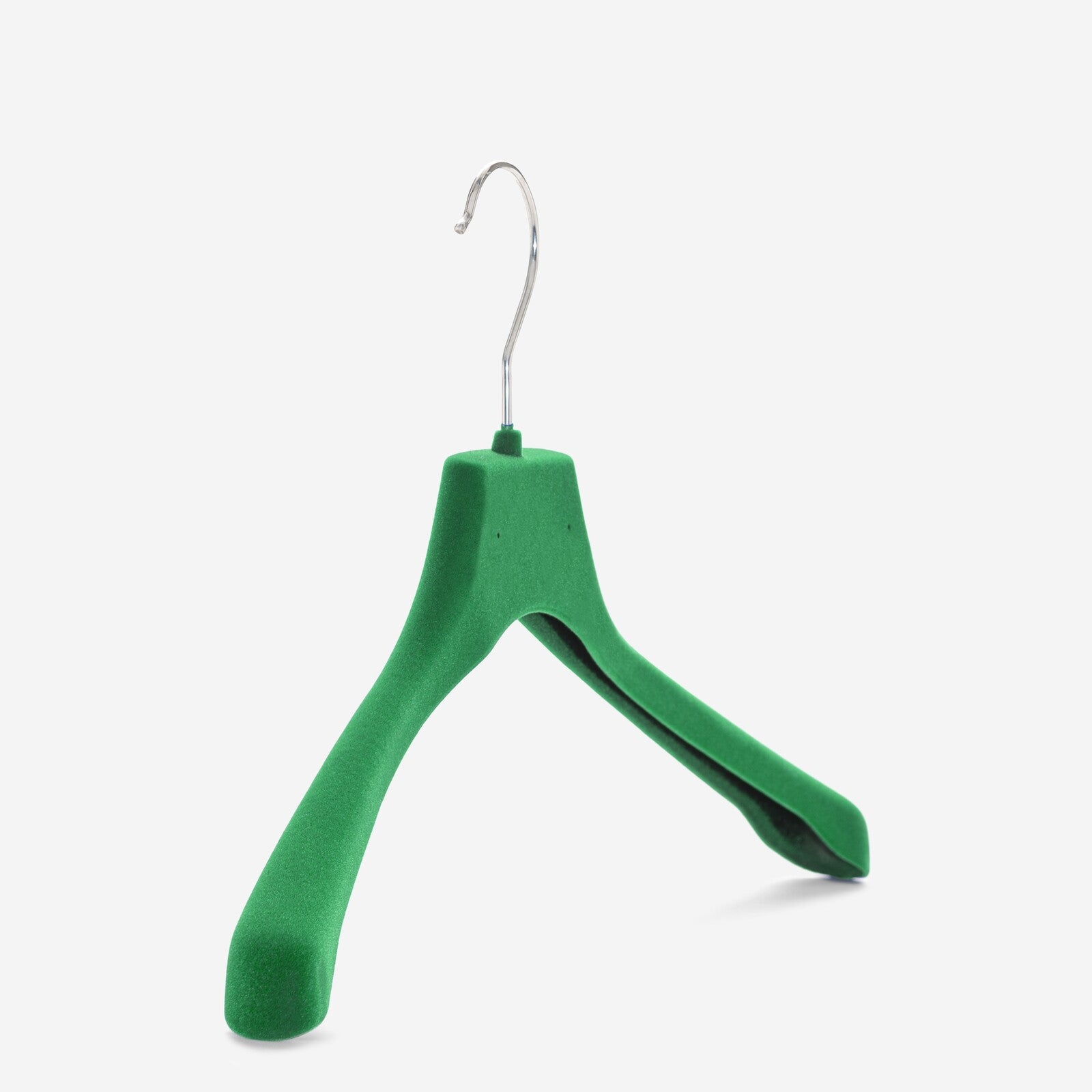 Gruccia anatomica personalizzabile  – gruccia per abiti – gruccia in plastica riciclata rivestita in velluto – C4 - depla