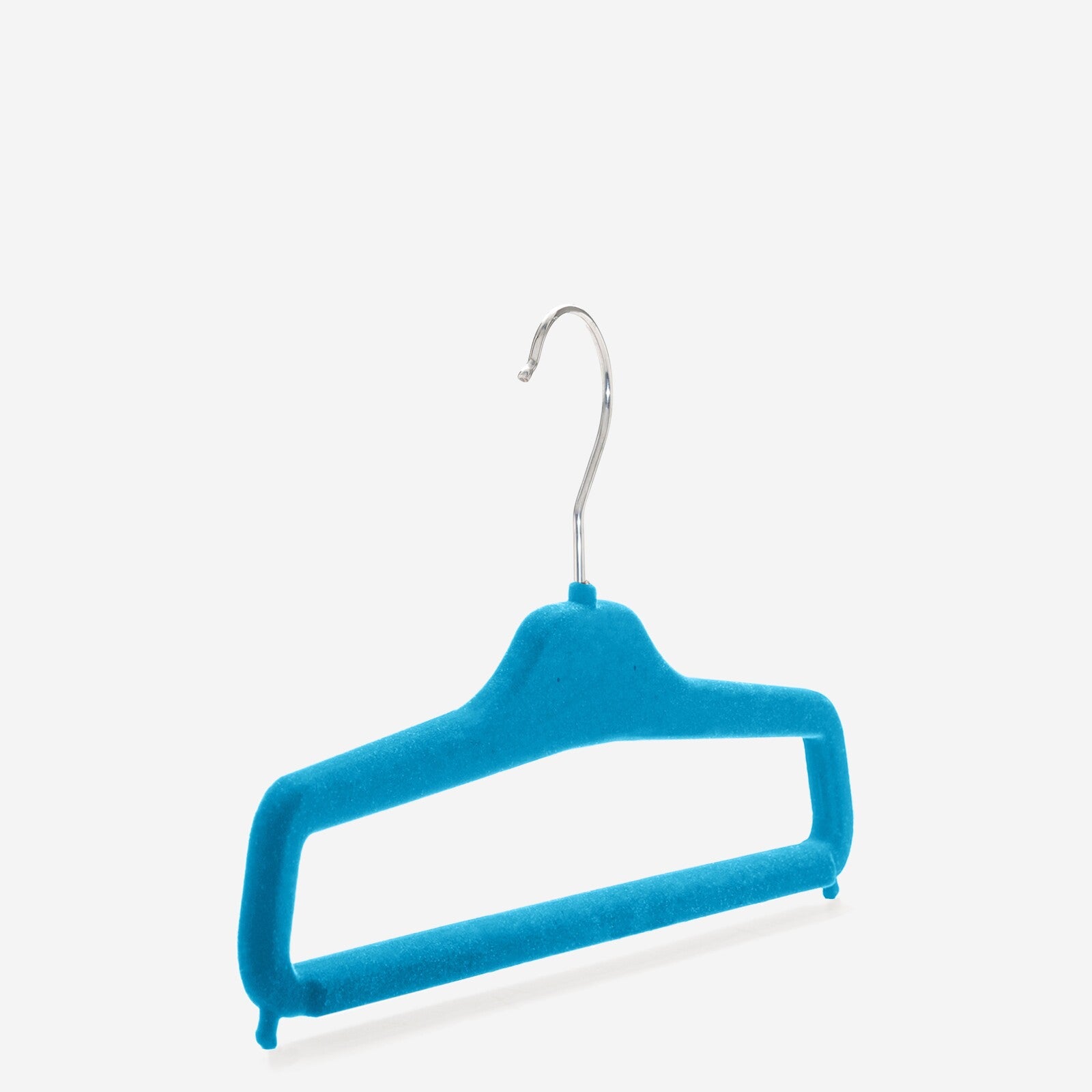 Gruccia personalizzabile – gruccia per pantaloni – gruccia in plastica riciclata rivestita in velluto – P3 - depla
