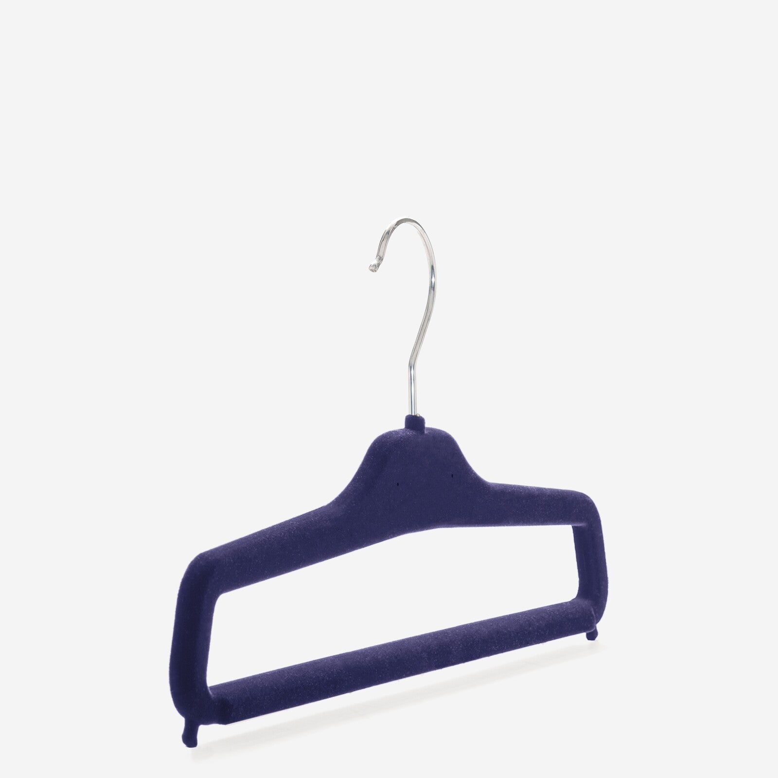 Gruccia personalizzabile – gruccia per pantaloni – gruccia in plastica riciclata rivestita in velluto – P3SP - depla