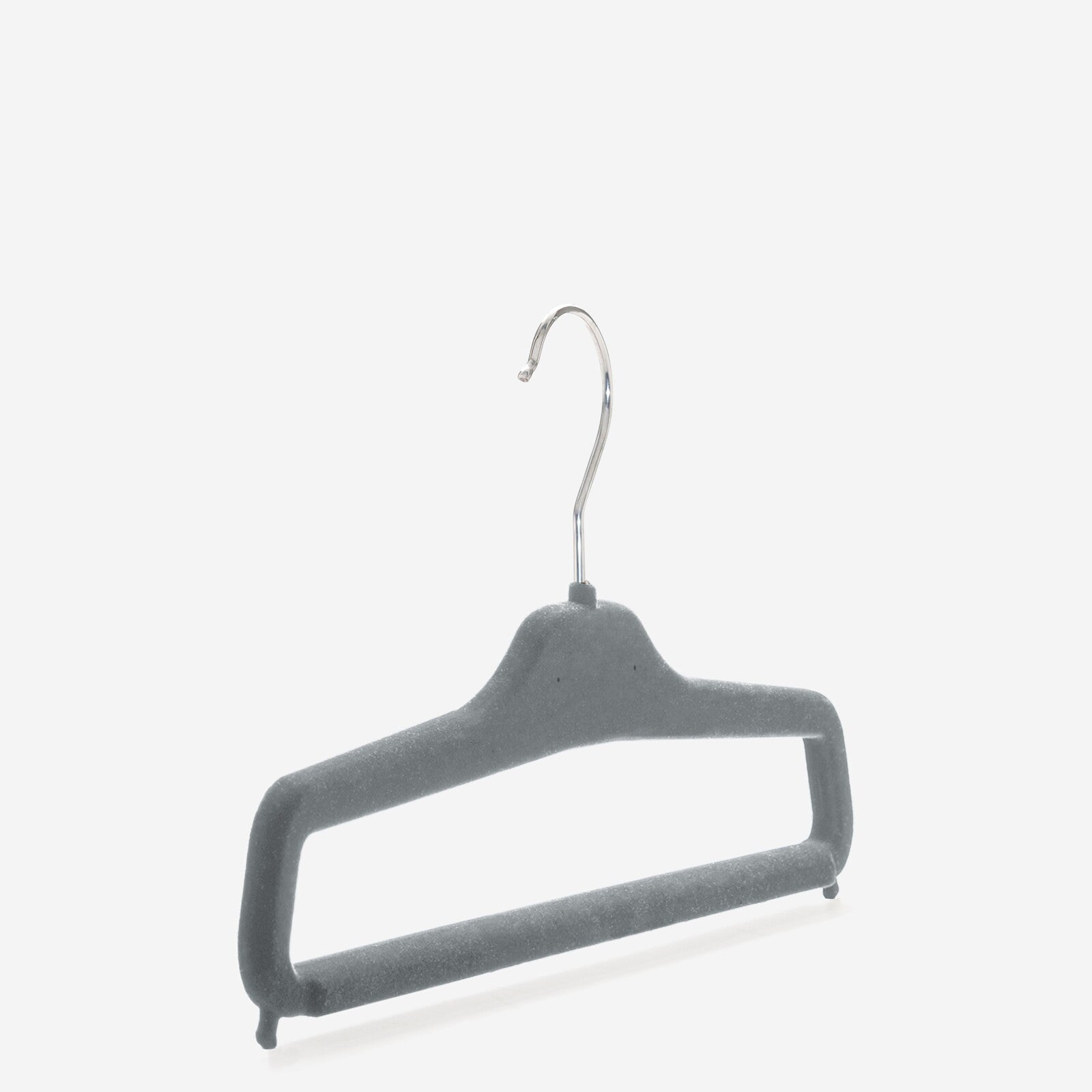 Gruccia personalizzabile – gruccia per pantaloni – gruccia in plastica riciclata rivestita in velluto – P3SP - depla