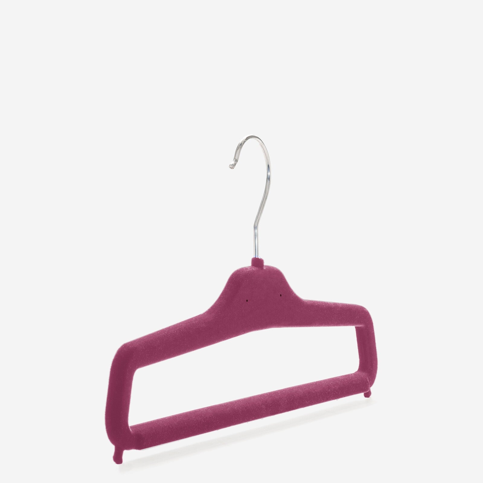 Gruccia personalizzabile – gruccia per pantaloni – gruccia in plastica riciclata rivestita in velluto – P3SP - depla