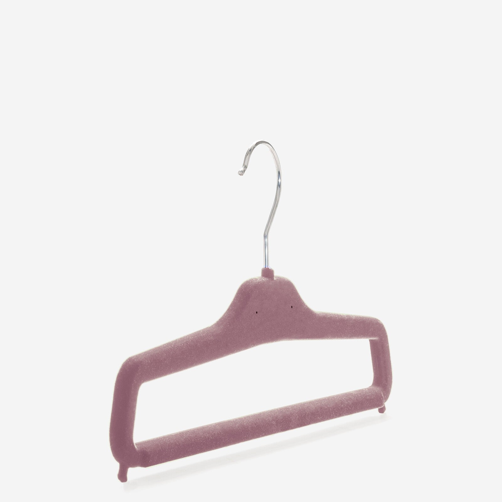 Gruccia personalizzabile – gruccia per pantaloni – gruccia in plastica riciclata rivestita in velluto – P3SP - depla