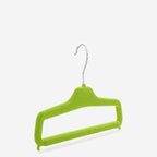 Gruccia personalizzabile – gruccia per pantaloni – gruccia in plastica riciclata rivestita in velluto – P3SP - depla