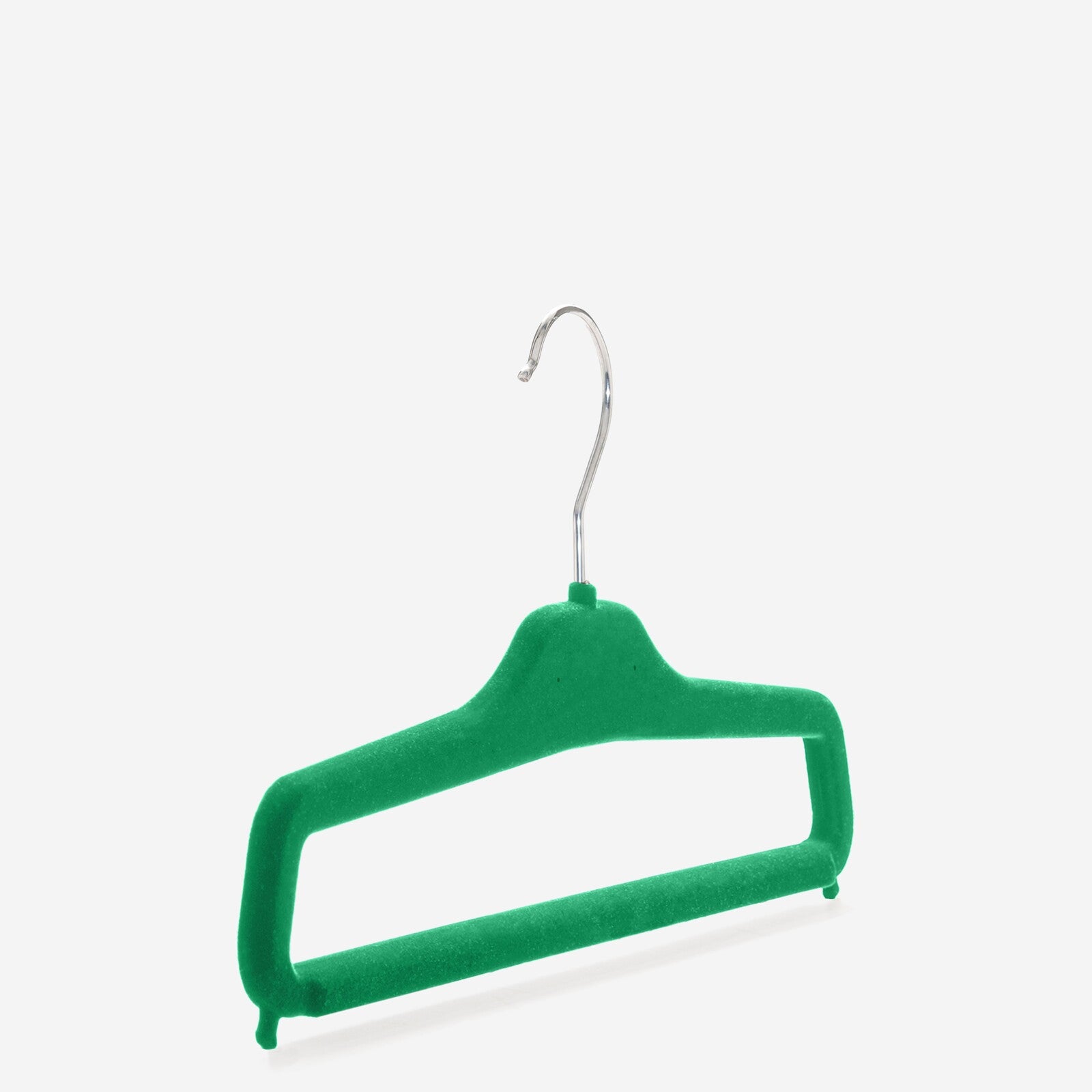 Gruccia personalizzabile – gruccia per pantaloni – gruccia in plastica riciclata rivestita in velluto – P3SP - depla