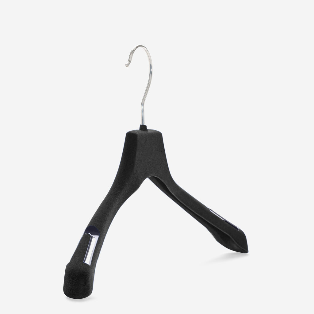 Gruccia personalizzabile – gruccia per abiti – gruccia in plastica riciclata rivestita in velluto – TOP3 - depla