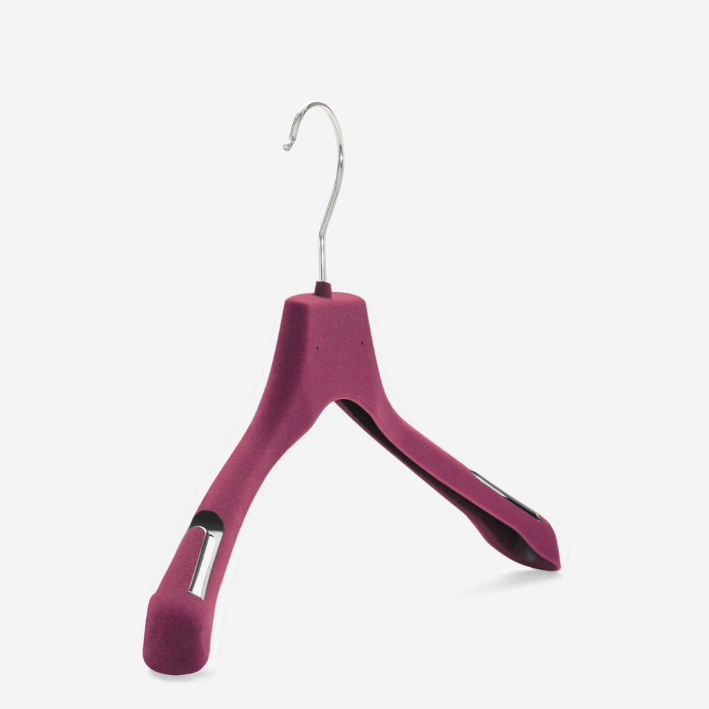 Gruccia personalizzabile – gruccia per abiti – gruccia in plastica riciclata rivestita in velluto – TOP3 - depla