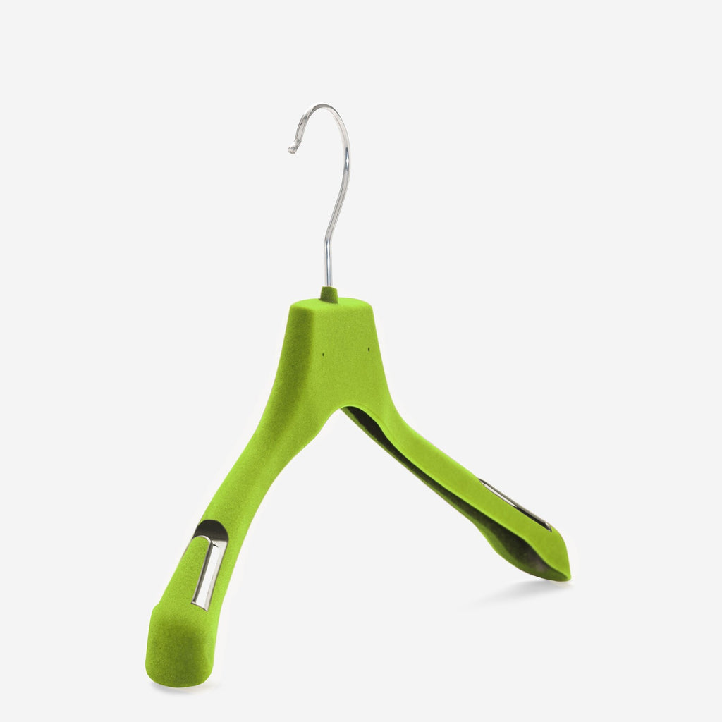Gruccia personalizzabile – gruccia per abiti – gruccia in plastica riciclata rivestita in velluto – TOP3 - depla