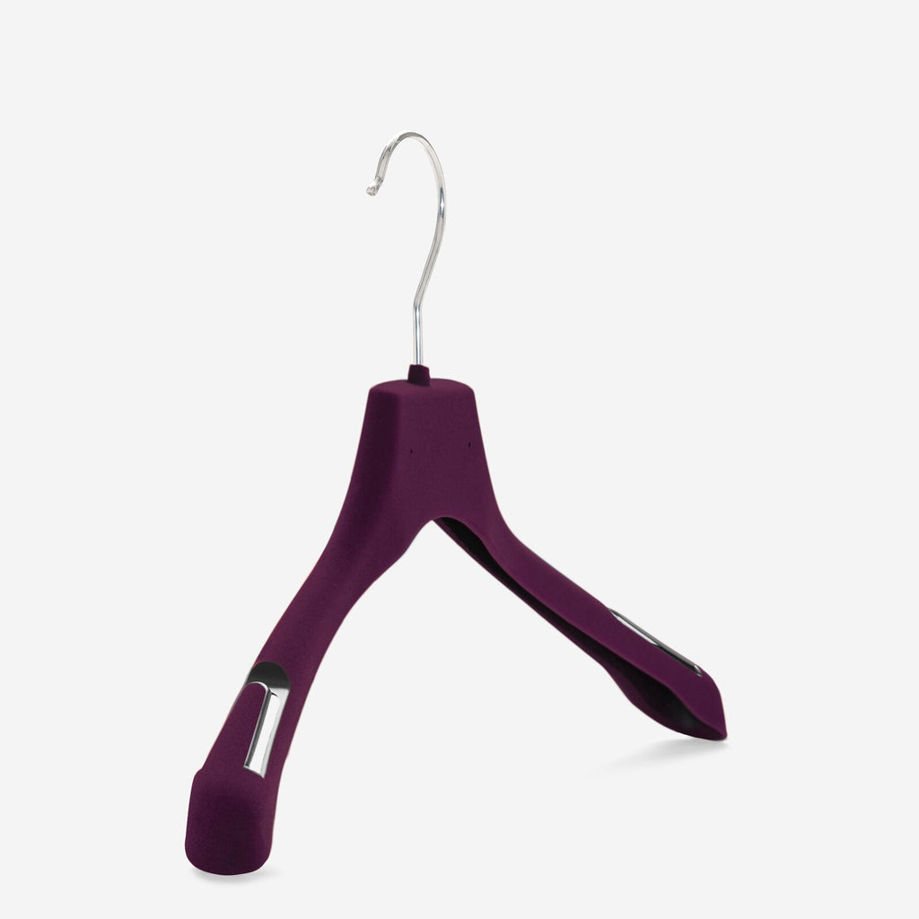 Gruccia personalizzabile – gruccia per abiti – gruccia in plastica riciclata rivestita in velluto – TOP3 - depla