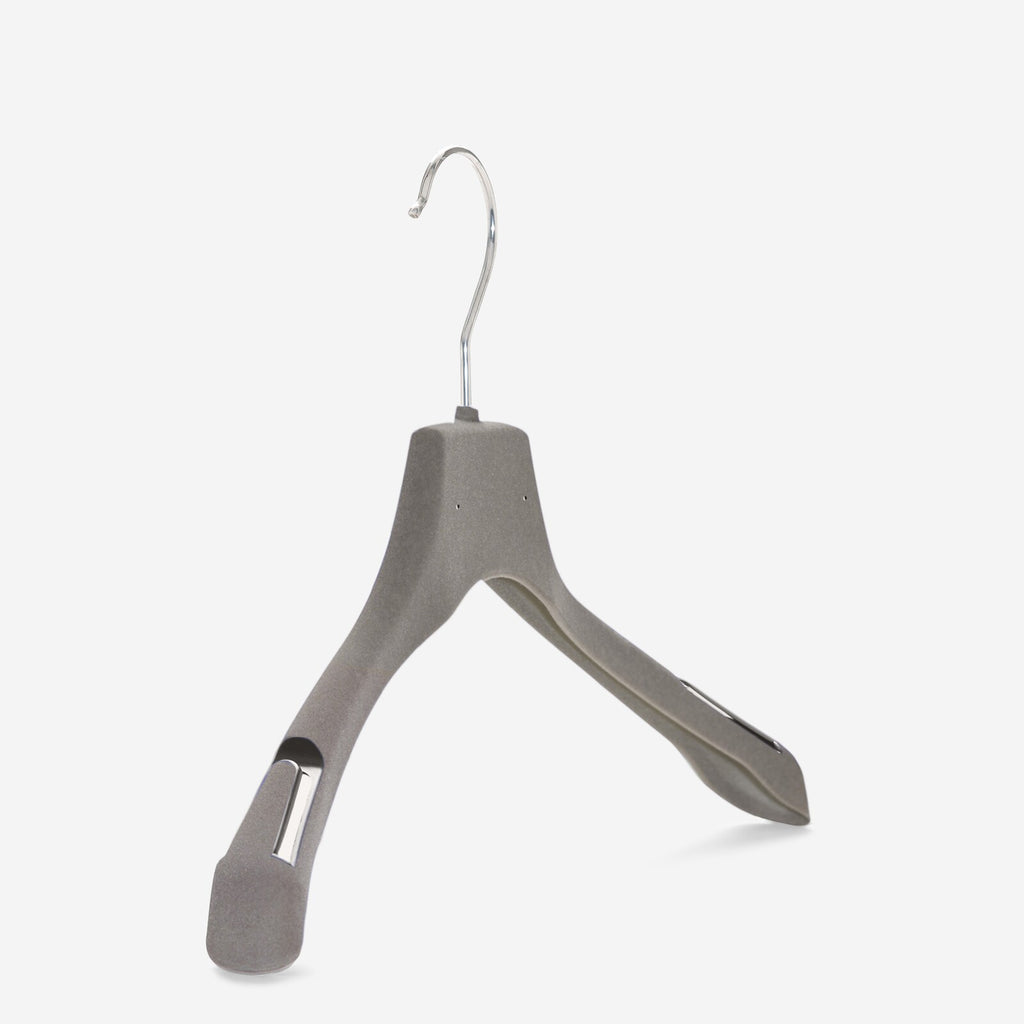 Gruccia personalizzabile – gruccia per abiti – gruccia in plastica riciclata rivestita in velluto – TOP3 - depla